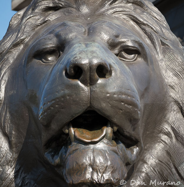 The Landseer Lions are 22-feet high.