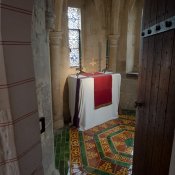 Prayer room of Edward I (1230-1307), restored.